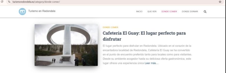 Denuncian una web fraudulenta de turismo de Redondela que sitúa en el municipio el ascensor HALO o un convento extremeño