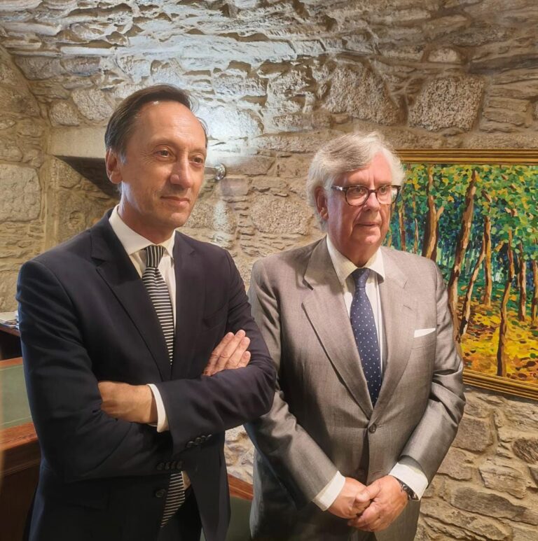 El embajador portugués en España mantiene el horizonte del AVE Vigo-Oporto en 2030-2032: «Es una prioridad temporal»