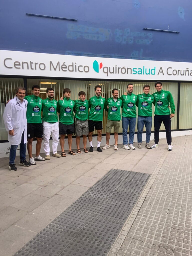 El Centro Médico Quirónsalud A Coruña realiza los reconocimientos médicos de la plantilla del Hockey Club Liceo