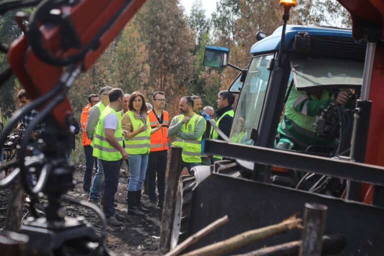 Augas de Galicia sigue con su «programación continua» de trabajos para evitar el arrastre de cenizas a ríos