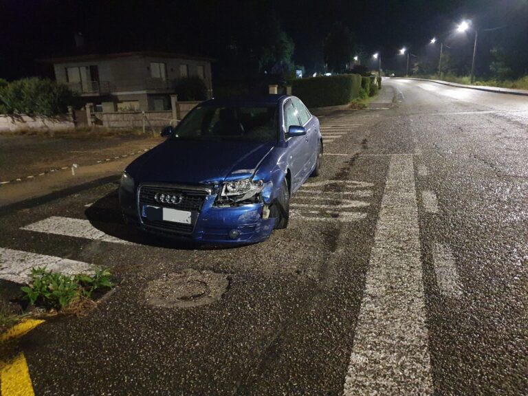 Detenido en O Porriño un fugitivo con una decena de órdenes de búsqueda  tras una persecución en un coche robado