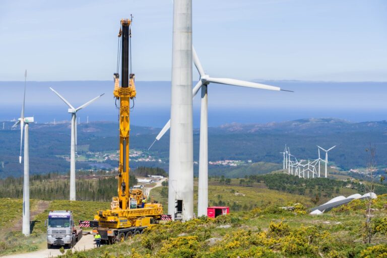 Naturgy inicia la transformación tecnológica del parque eólico Novo (A Coruña) que pasará de 25 a cinco aerogeneradores