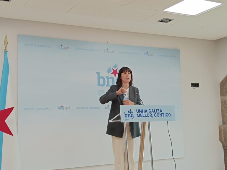 Ana Pontón acusa a Rueda de «boicotear» la condena institucional en el Parlamento al «genocidio» en Gaza