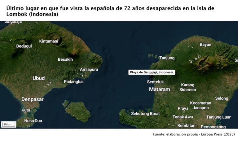 La autopsia confirma que la española hallada muerta en Indonesia fue asfixiada y sufrió golpes en cabeza, cuello y pecho