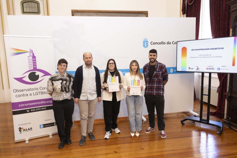 Galicia registró 42 incidentes de odio en 2024, según el Observatorio Coruñés contra la LGTBIfobia