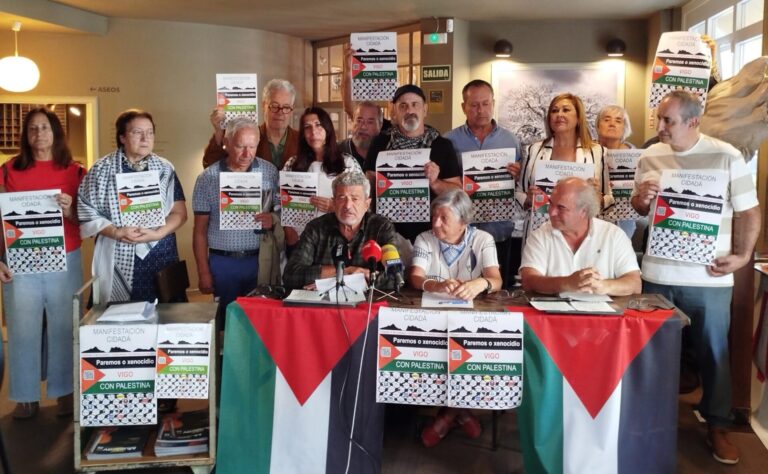 La Plataforma Cívica Vigo Pro-Palestina llama a manifestarse este sábado en la ciudad contra el genocidio