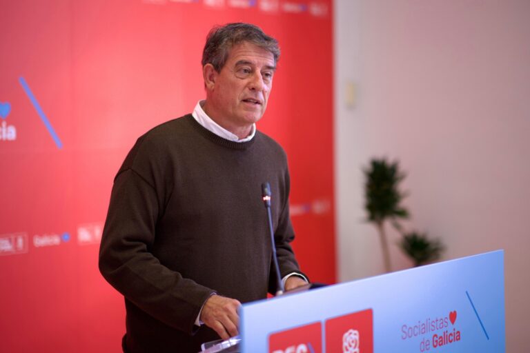 Besteiro denuncia «inacción» de la Xunta en Ferrol y aplaude con «enorme júbilo» la afluencia a la protesta por Gaza