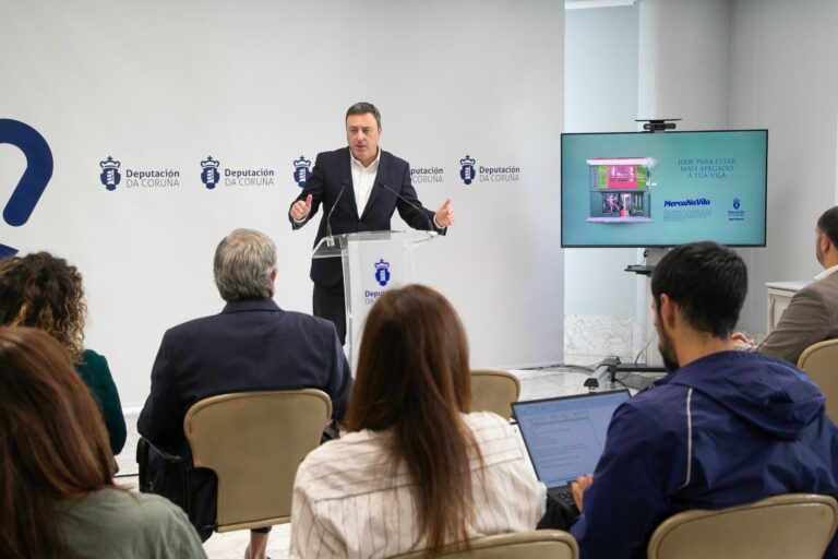 La Diputación de A Coruña impulsa un programa para apoyar comercio local en municipios de menos de 20.000 habitantes