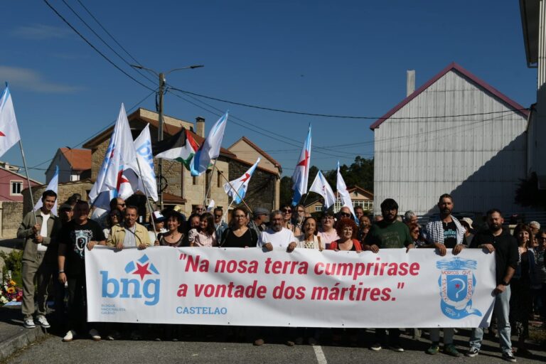 BNG homenajea en Nebra a las asesinadas en 1916 por la Guardia Civil y defiende la «lucha por la soberanía de Galicia»