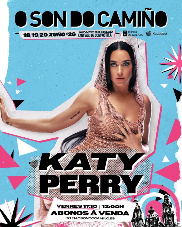 Katy Perry, primera confirmación de O Son Do Camiño 2026