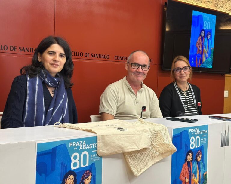 Ayuntamiento de Santiago reivindica la Plaza de Abastos como centro de alimentación de proximidad en su 80 aniversario