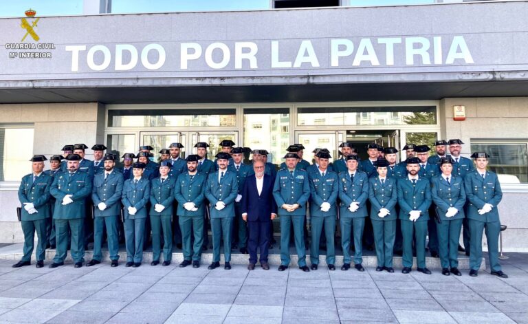 La Comandancia de Pontevedra recibe a 41 nuevos guardias civiles que se incorporarán a diferentes servicios