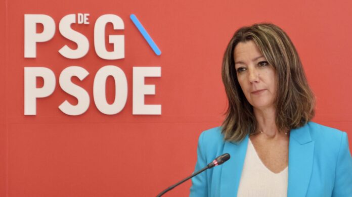 La viceportavoz segunda del Grupo Parlamentario Socialista y secretaria de Organización do PSdeG, Lara Méndez,. HUGO UCHA BOAN