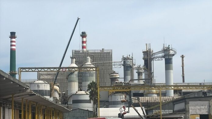 La fábrica de Ence en Pontevedra. ENCE