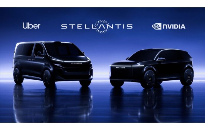Stellantis, Nvidia, Uber y Foxconn acuerdan una colaboración para servicios de robotaxi. STELLANTIS