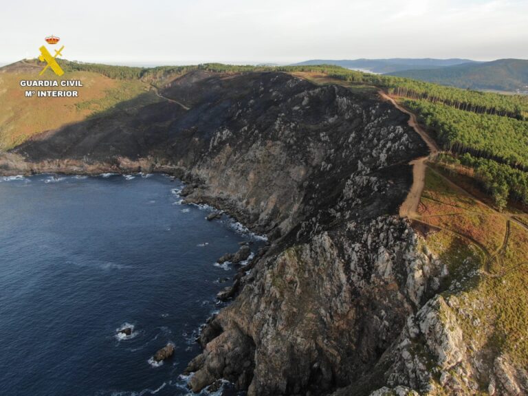 Rural.- Detenido un vecino de Fisterra como presunto autor de seis incendios forestales