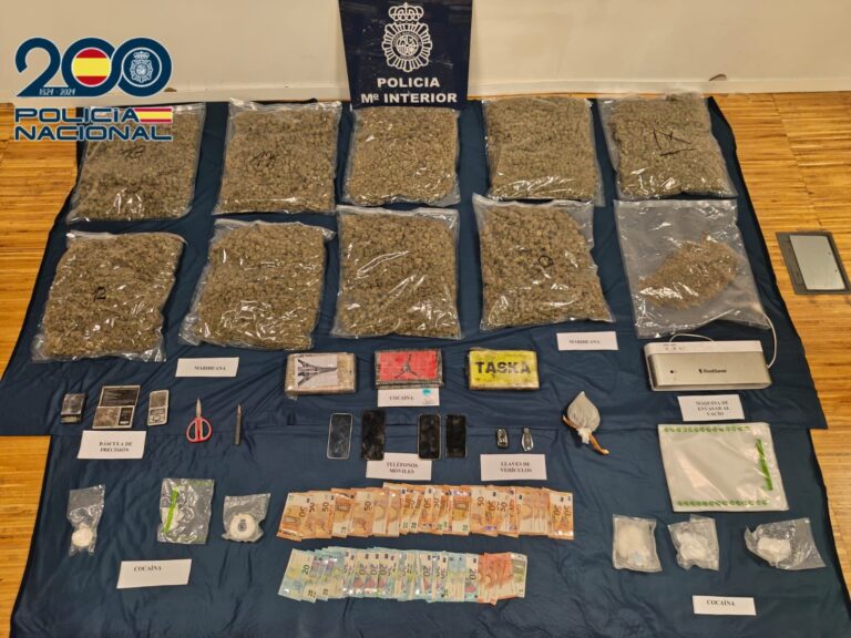 Desarticulan en Vigo y Nigrán un grupo dedicado a la venta de drogas y se intervienen 15 kilos de marihuana y cocaína