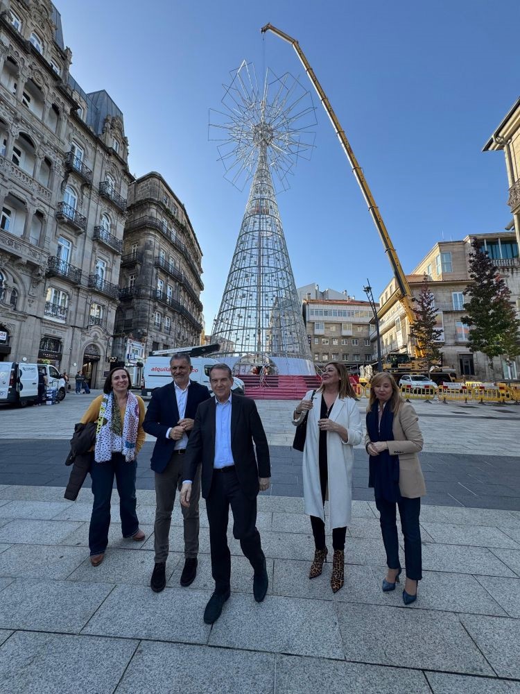 Vigo encenderá el 15 de noviembre las luces de Navidad «de todo el planeta»