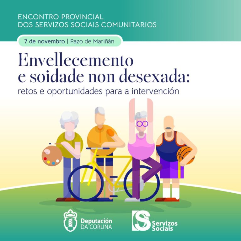 La Diputación de A Coruña reúne este viernes a responsables de Servicios Sociales para abordar la soledad no deseada