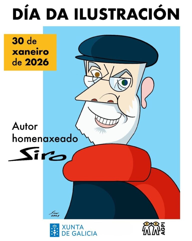 El Gobierno gallego rendirá homenaje al artista gráfico ‘Siro’ por el Día de la Ilustración de 2026
