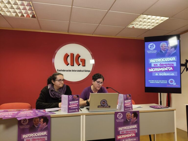 CIG llama a movilizarse el 25N en una campaña contra el «retroceso de derechos» y critica la «violencia institucional»