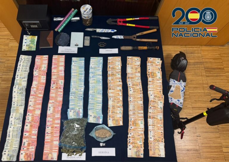 Desarticulado en Vigo un grupo dedicado a la venta de drogas, con tres detenidos y 100 gramos de heroína intervenidos