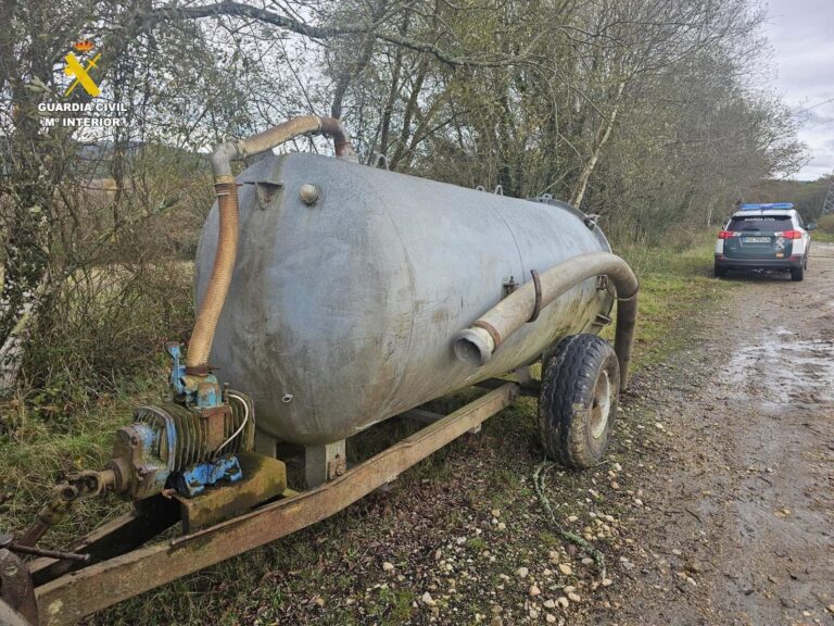 Detenido un vecino de Guitiriz por el robo de ganado y maquinaria agrícola valorada en más de 60.000 euros