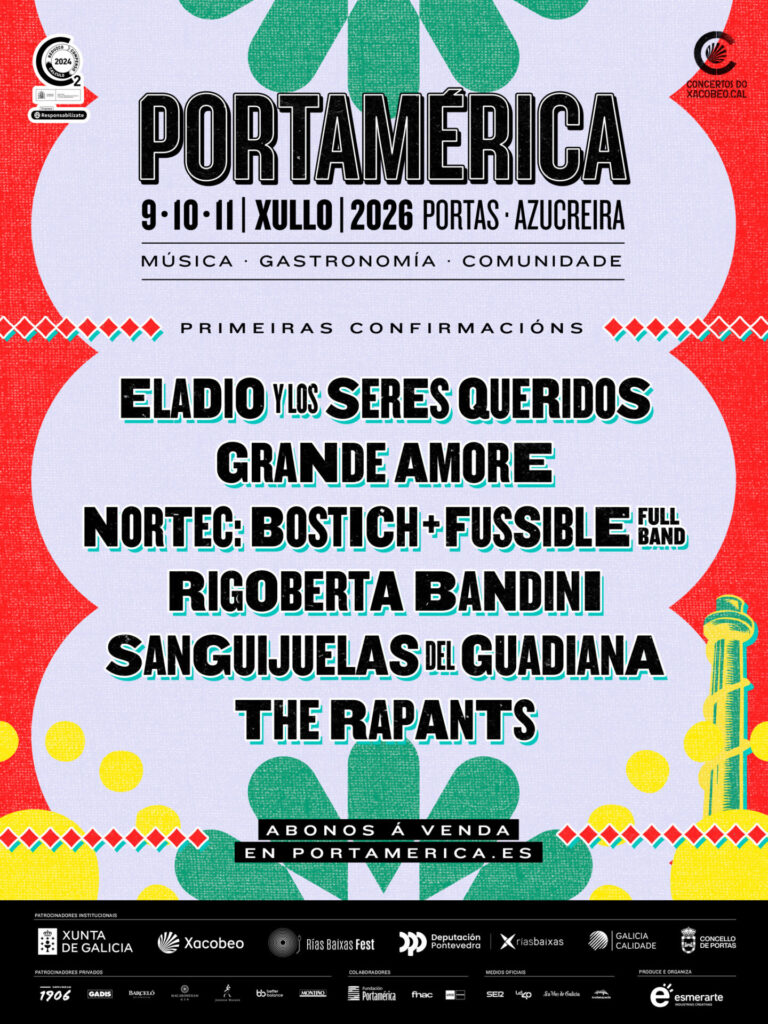 Rigoberta Bandini, Sanguijuelas del Guadiana y Nortec: Bostich + Fussible actuarán en el festival PortAmérica 2026
