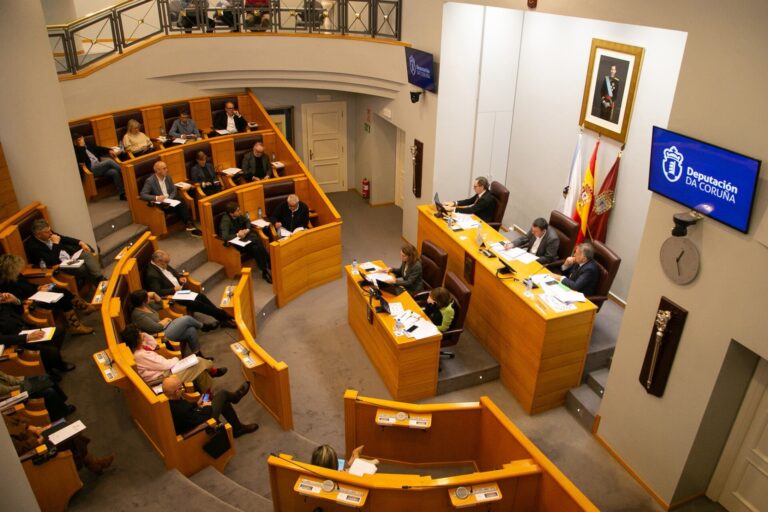 El pleno de la Diputación de A Coruña aprueba para 2026 el mayor presupuesto de su historia, 256,5 millones