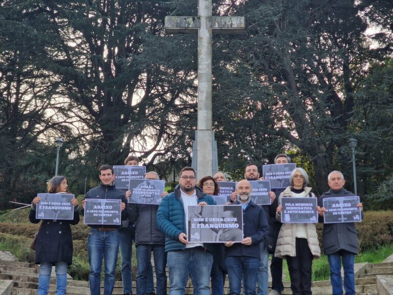 El BNG exige la retirada de la cruz de O Castro de Vigo al ser «un monumento franquista» y no «un símbolo religioso»