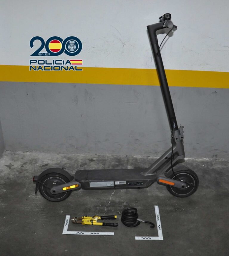 Detenido un hombre en Pontevedra por robar un patinete eléctrico valorado en 1.000 euros