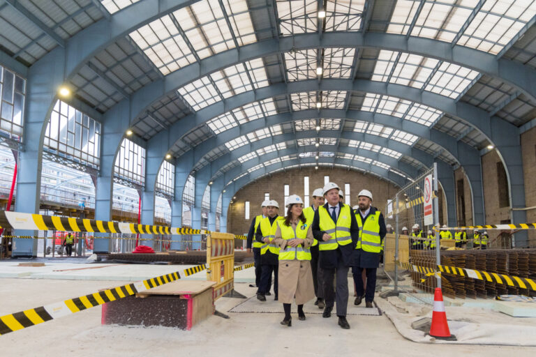 Administraciones fijan para finales de 2026 la conclusión de las obras de la estación intermodal en A Coruña