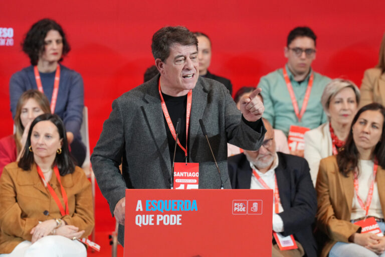 Besteiro traslada a la militancia los pasos dados ante el caso Tomé y recuerda que el PSdeG no tiene acceso a denuncias