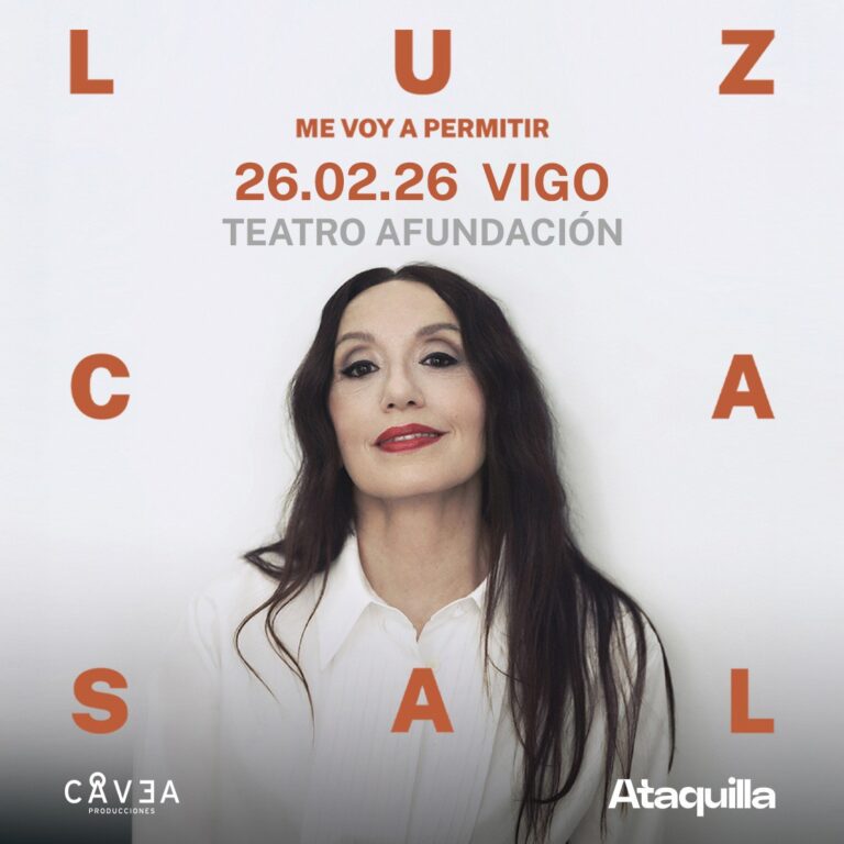 Luz Casal actuará en el Teatro Afundación de Vigo el 26 de febrero de 2026