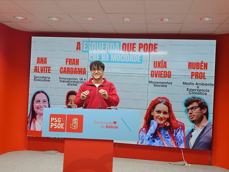 Xuventudes Socialistas pide al PSdeG convocar un Comité Nacional y dar  «todas las explicaciones» sobre el caso Tomé