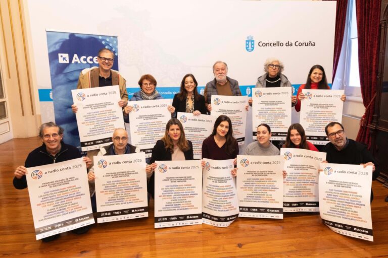 A Coruña acogerá el día 27 una nueva edición del programa solidario ‘A Radio Conta’, este año en beneficio de Accem