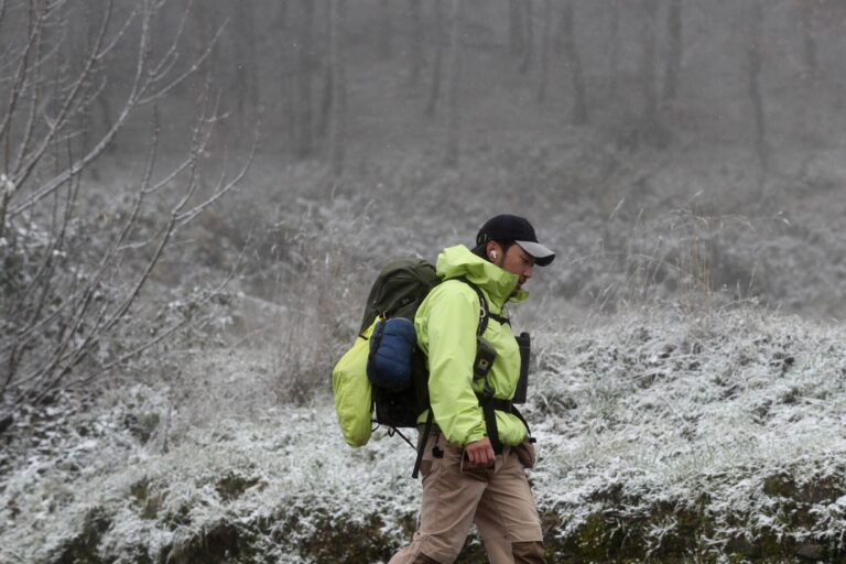 Galicia marca -8 ºC en Manzaneda (Ourense) en un viernes que arranca con cotas de nieve a 500 metros