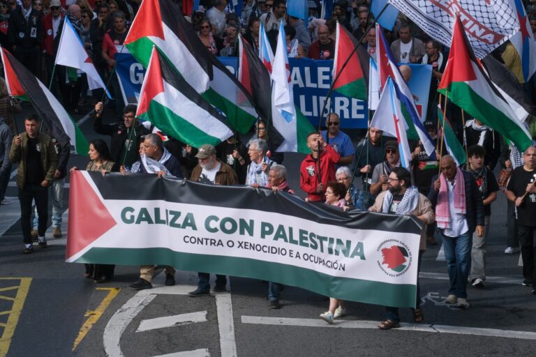 Convocan una acción simbólica en Santiago para recordar la «matanza de inocentes» en Palestina este domingo