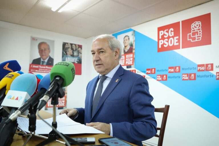 La petición de dimisión de Tomé como alcalde de Monforte llega al pleno municipal de la mano del PP y Esperta Monforte