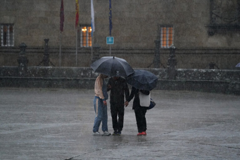 Santiago de Compostela registró más de 1.930 litros por metro cuadrado de precipitaciones en 2025