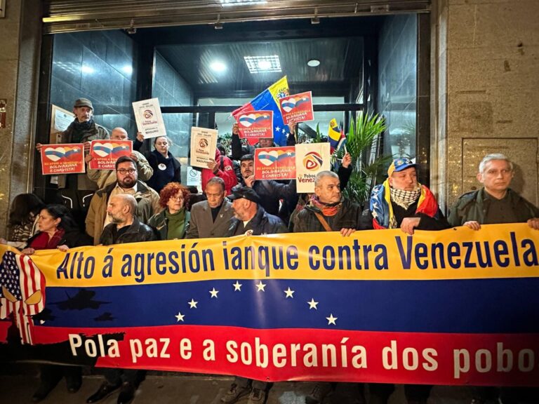 Una asociación bolivariana convoca para el 10 de enero un acto en Santiago contra la «agresión yanqui» a Venezuela