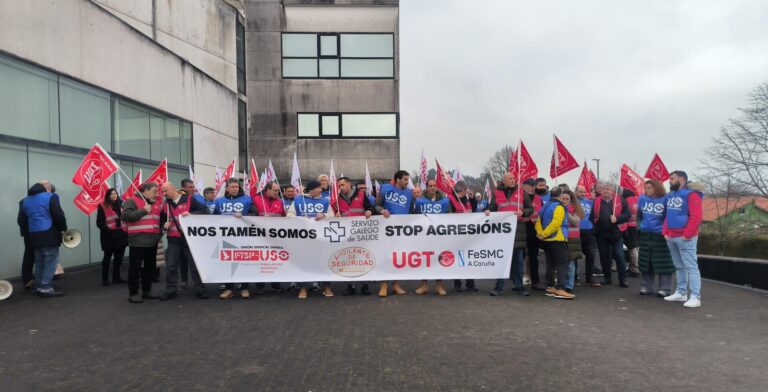 Un centenar de personas denuncian ante Sanidade la «grave» inseguridad que afronta la vigilancia privada sanitaria