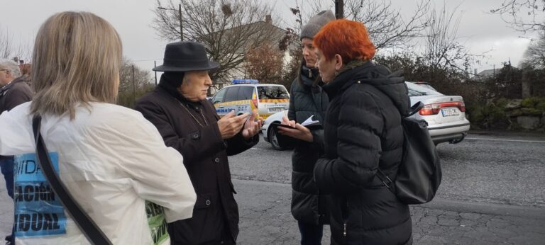 El BNG participa en la movilización de usuarios de la residencia de As Gándaras por unas «condiciones de vida digna»