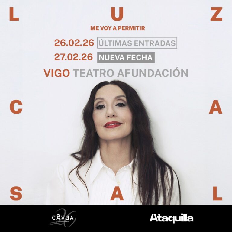 Luz Casal anuncia nueva fecha en Vigo con un segundo concierto el 27 de febrero