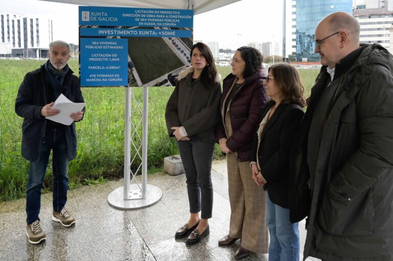 La Xunta adjudica provisionalmente 40 viviendas de promoción púbica en A Coruña y licita el proyecto para otras 264