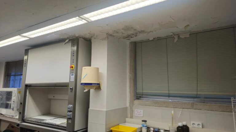 La CIG denuncia la «situación insalubre» del CIFP Manuel Antonio de Vigo desde el inicio de las obras en su cubierta