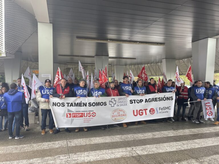 Vigilantes de seguridad de hospitales, bajo el lema ‘stop agresiones’, denuncian que 50% de trabajadores están de baja