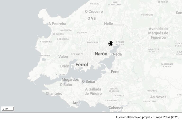 Sucesos.- Detenido un hombre con una orden de busca tras una intoxicación por monóxido de carbono en un taller de Narón