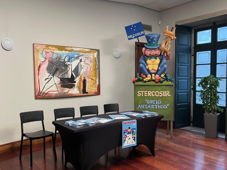 Las protestas por Mercosur inspiran el meco del ‘Entroido’ de Santiago,  que contará con festejos desde este sábado