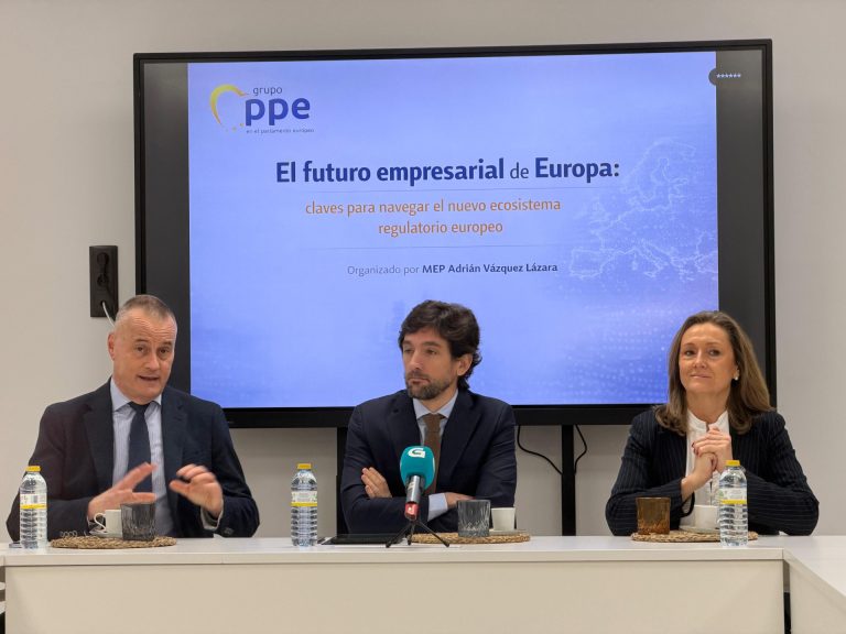 Vázquez (PPE) subraya la importancia de retrasar las exigencias «irrealizables» de electrificación de la automoción